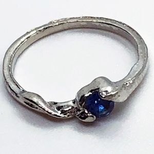 🔥HOT SALE🔥 Blue Rhinestone Fashion Ring 4 1/2